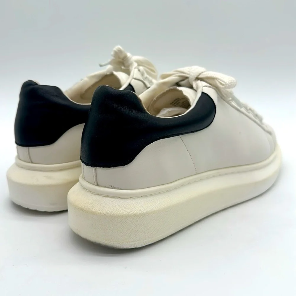 Steve Madden White and Black Size 8? Platform Sneakers Support Lifestyle